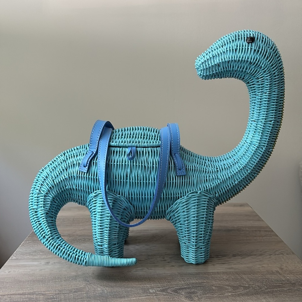 Wicker Darling Nessie the Dino Bag - Picture 9 of 11